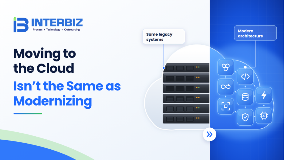 Moving to the cloud isn't the same as modernizing — legacy vs cloud-native architecture