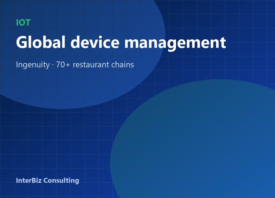 Ingenuity IoT device management for restaurants